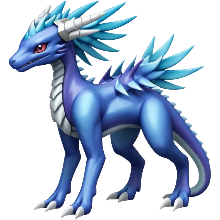  Cool Cute Edgy Shiny Godly Ethereal Digimon-Suicune-Dialga-Reptile full body emoji