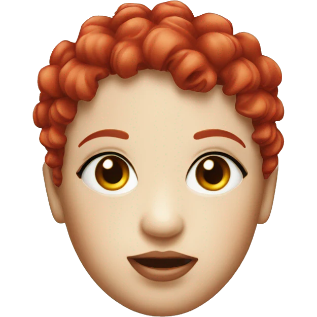 doll head pierced with red-headed pins emoji