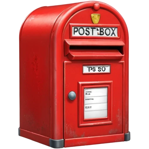 classic red postbox emoji