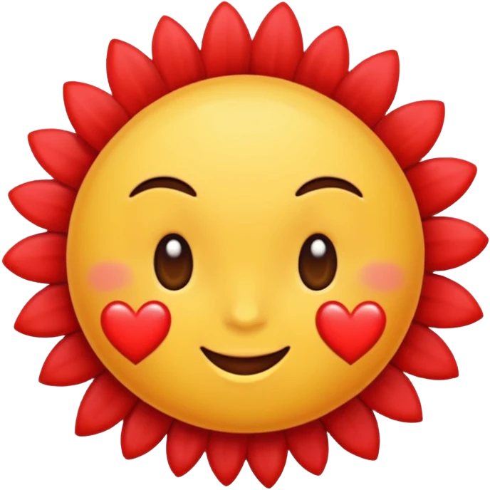 bursting with love emoji