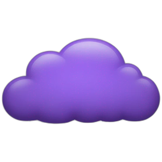 raincloud purple emoji