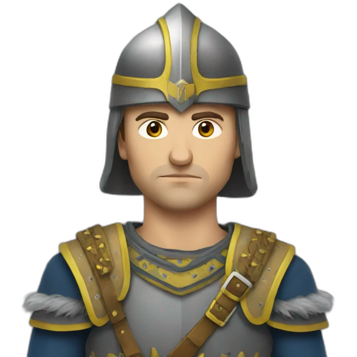 Ukrainian warrior emoji