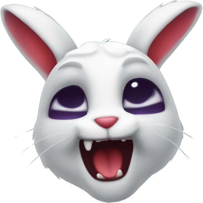 vampire rabbit emoji