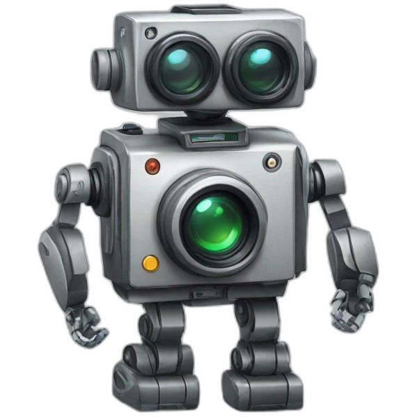 Robot with camera  emoji