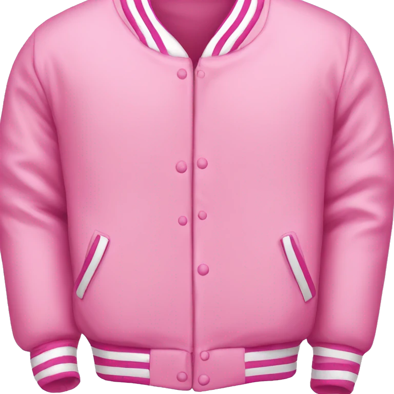 Pink baseball jacket emoji