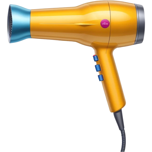 Dyson hair dryer emoji