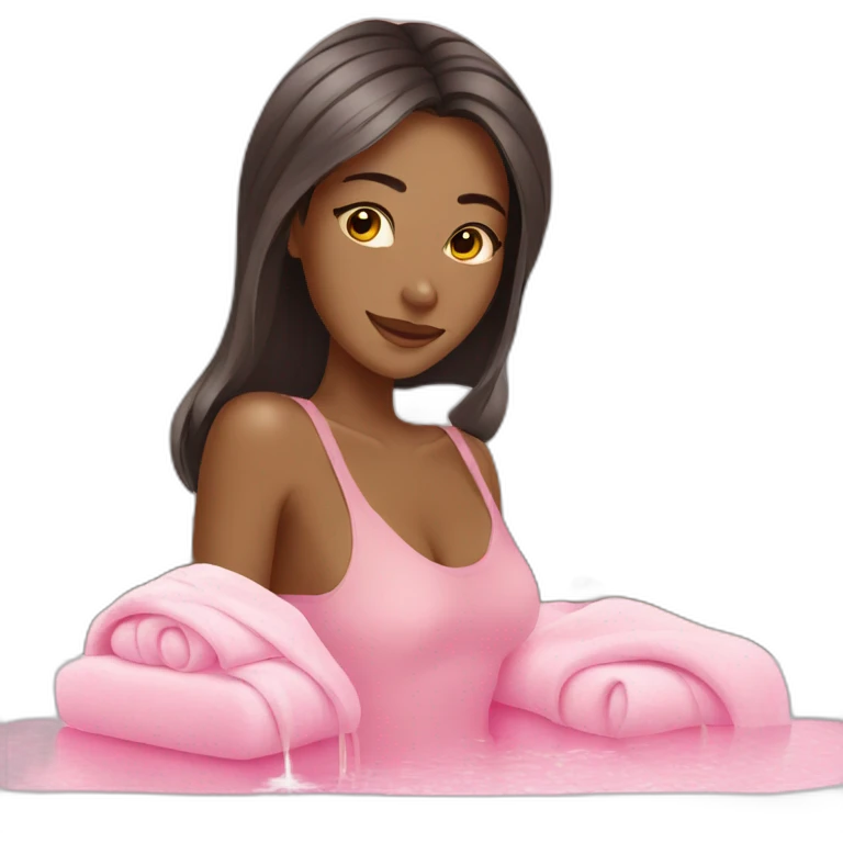 spa relax girl emoji