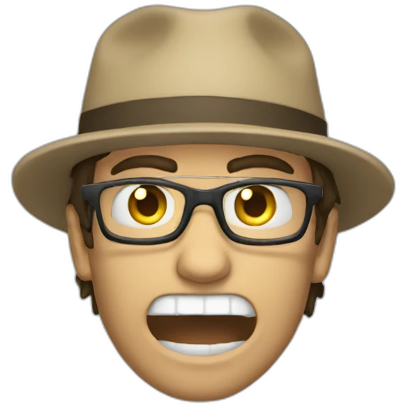 shut up guy searching for skeleton emoji
