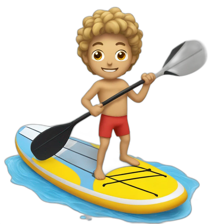 Stand up paddle emoji