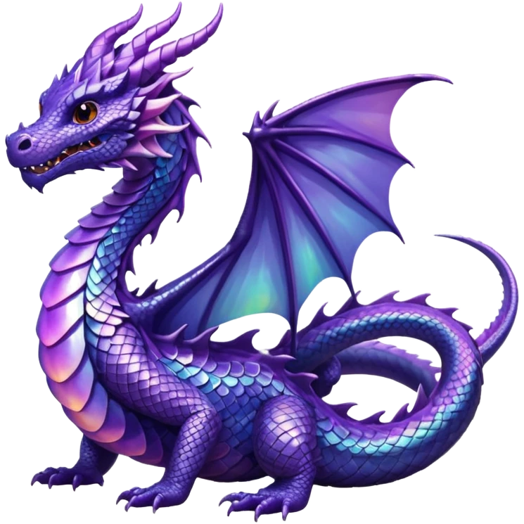 Dragon violet emoji