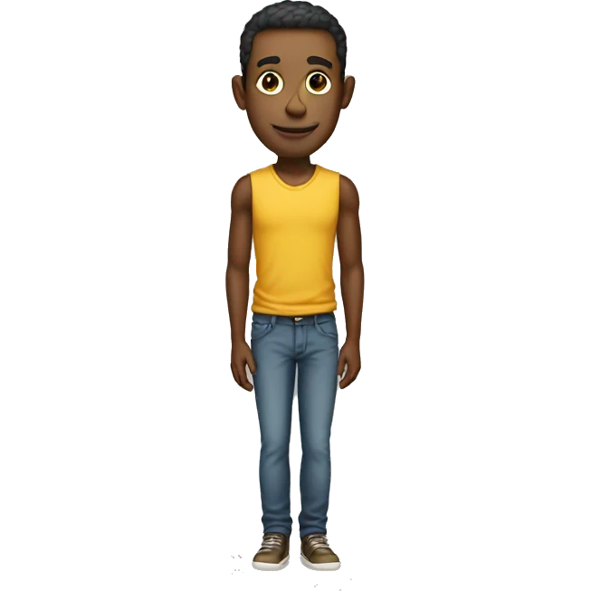 tall skinny male dew bag  emoji