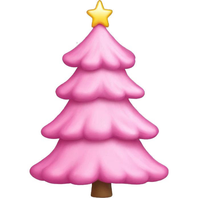  Pink Christmas  tree￼ emoji