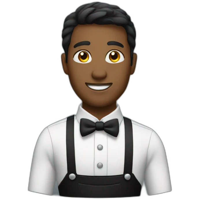 waiter from memes emoji