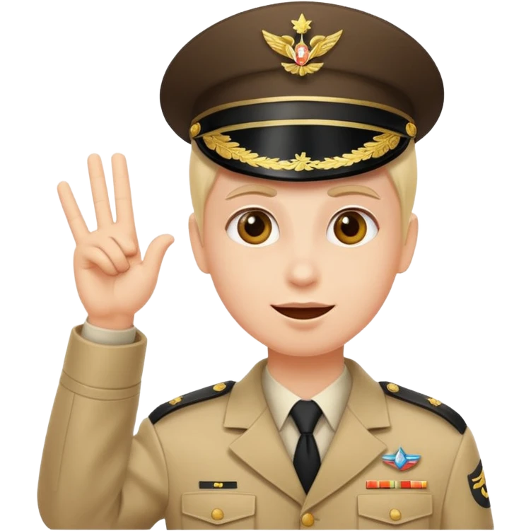 Combine this emoji:🫡 and this emoji:🤪 emoji