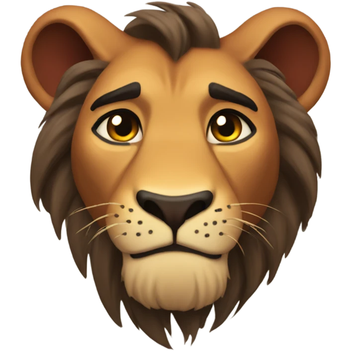 Scar, the lion king  emoji