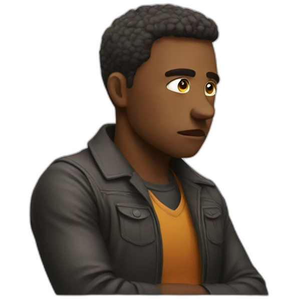 Thinking hard emoji