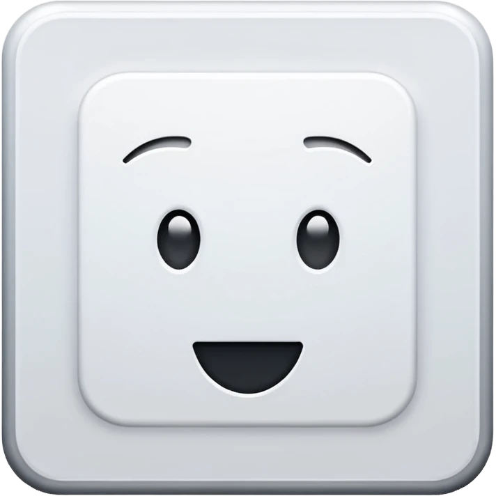 blue backround with a white square in the middle that is rotated approximately 45 degrees, emoji