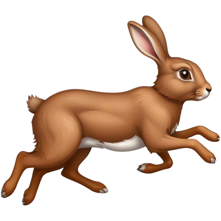 Running hare emoji