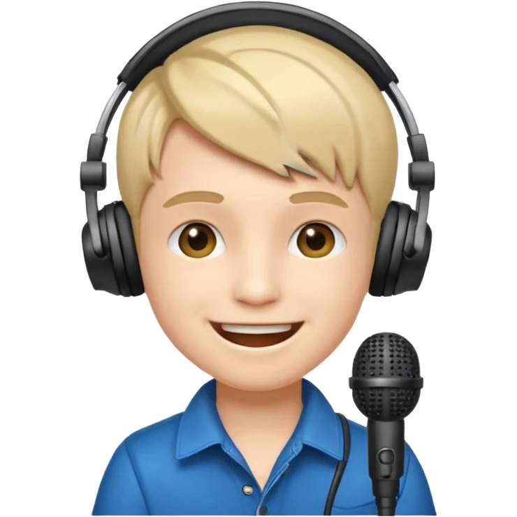 singer  boy sticker emoji
 emoji