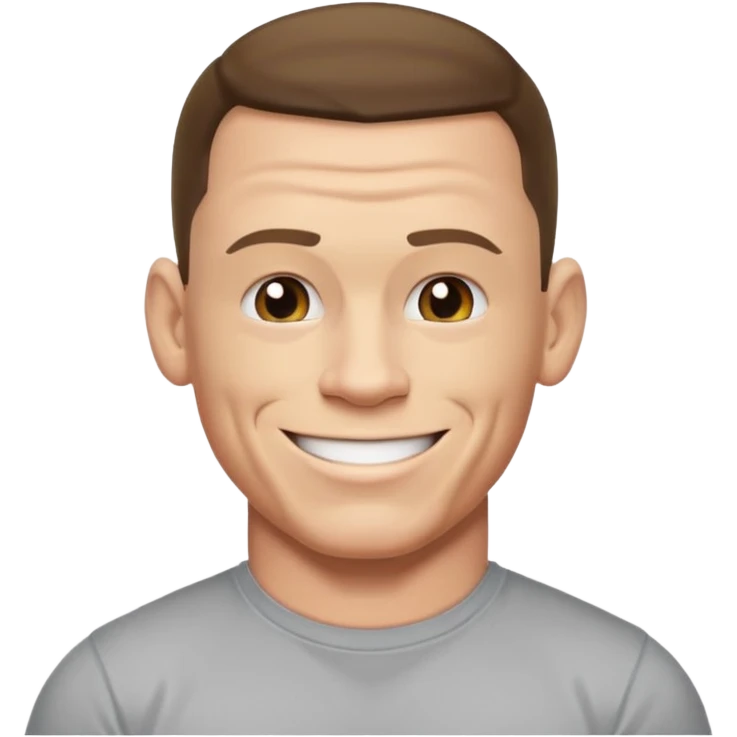 John cena emoji wearing t-shirt u cant c me emoji