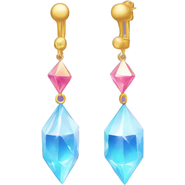 fantasy crystal earring emoji
