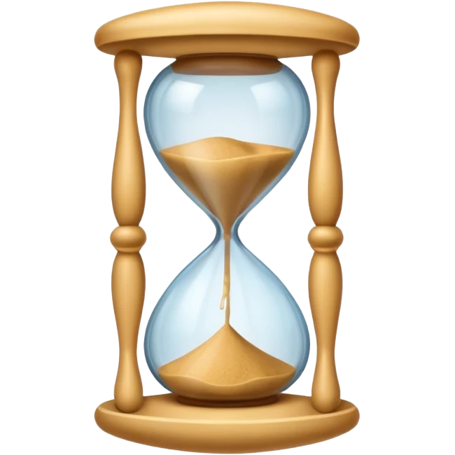 a  Hourglass shape Peanut  emoji