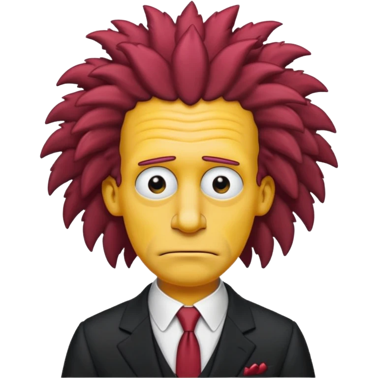 Sideshow Bob, simpson, long nose. emoji