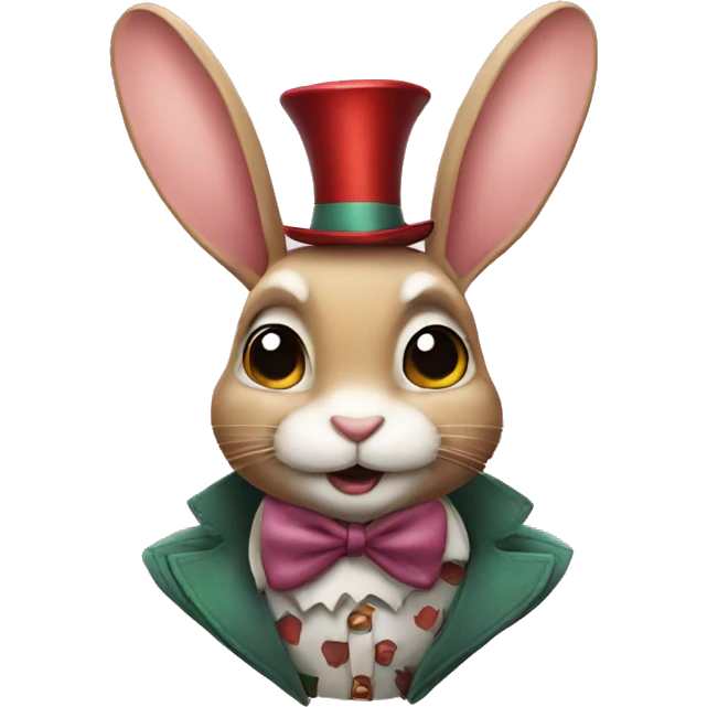 A rabbit of Wonderland emoji