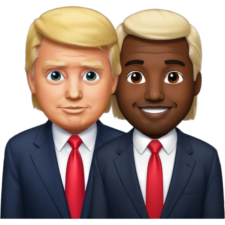 
Donald Trump but his face Kanye West emoji