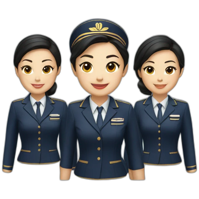 Singapore Airlines cabin crew emoji