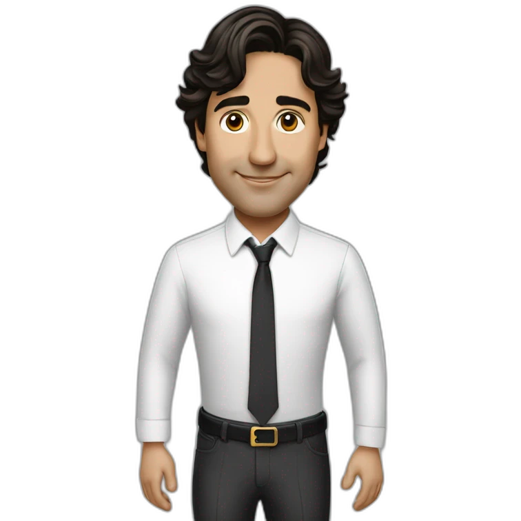 justin trudeau black emoji