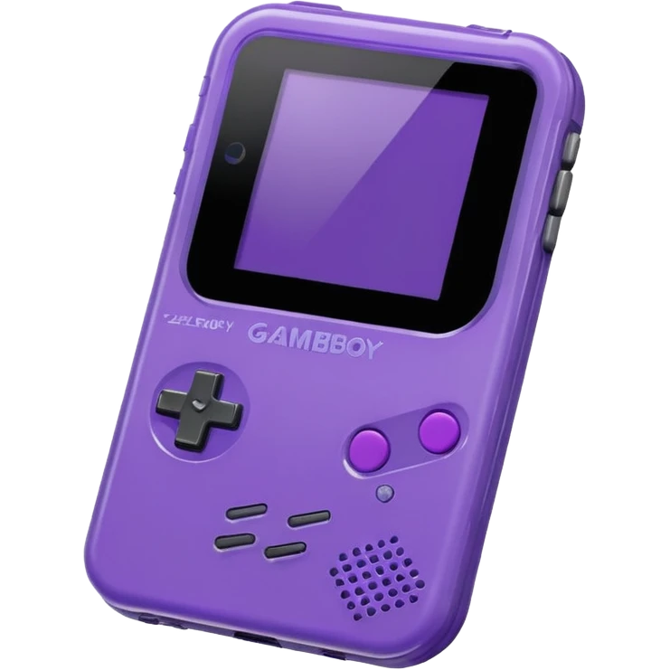 purple gameboy emoji