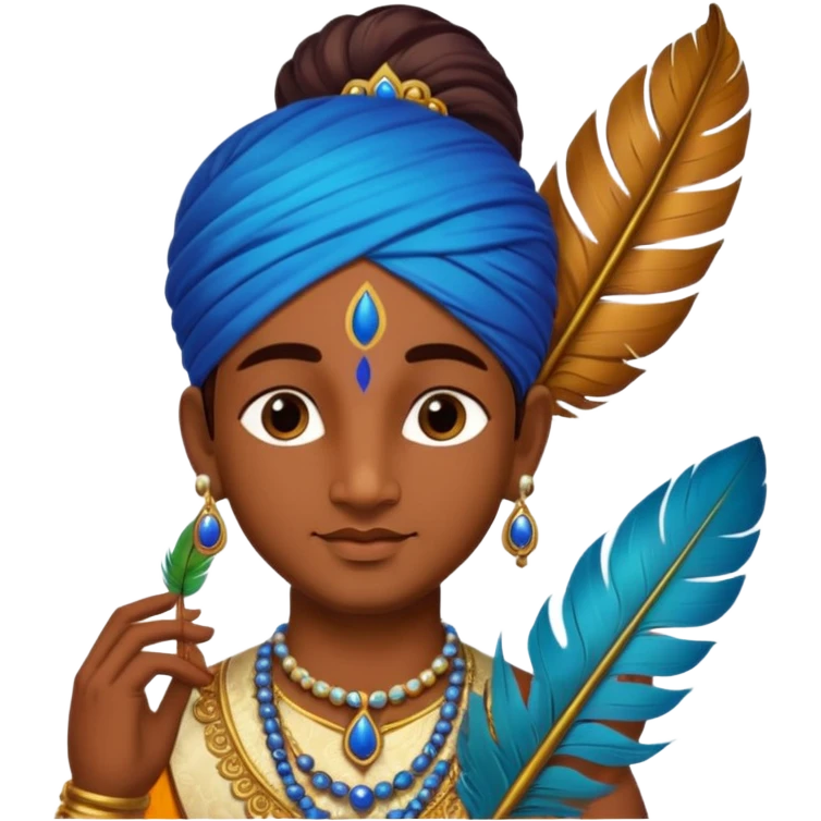 Krishna Feather emoji