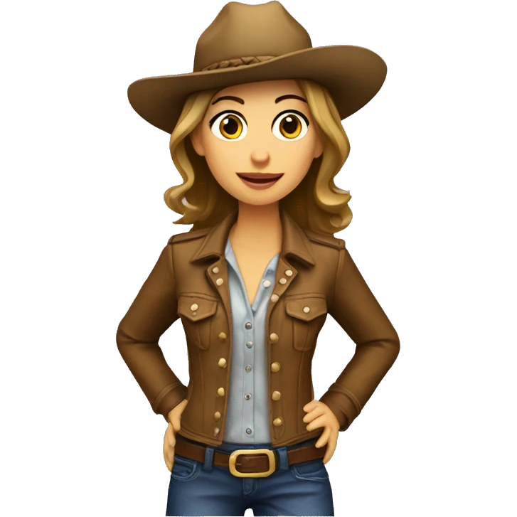 Rodeio show feminino  emoji