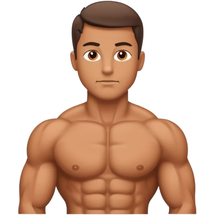 Man with abs emoji