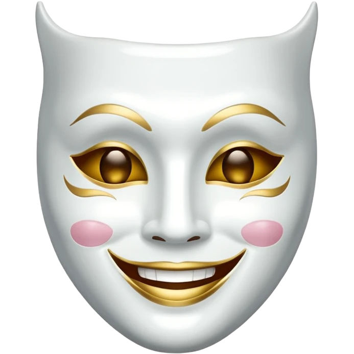 Theatre mask emoji