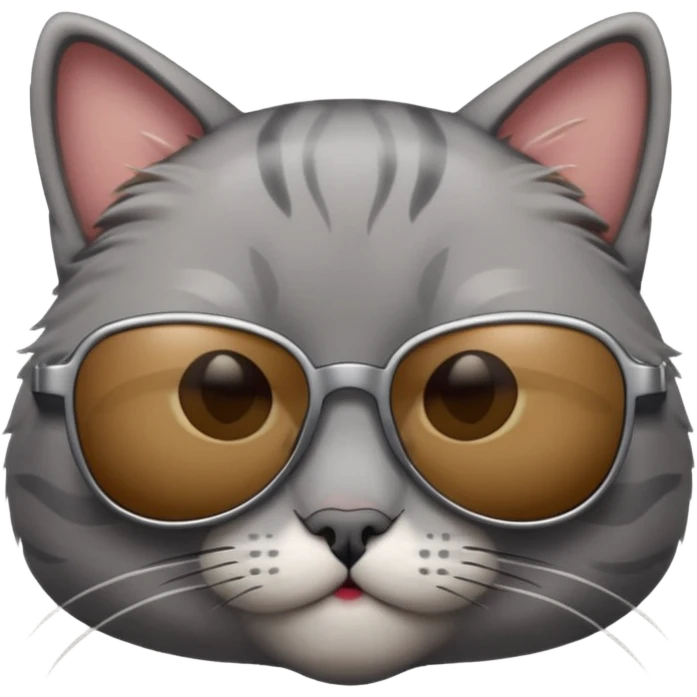 Cat wearing sunglasses emoji