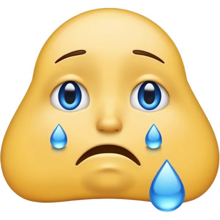 Low quality crying emoji emoji
