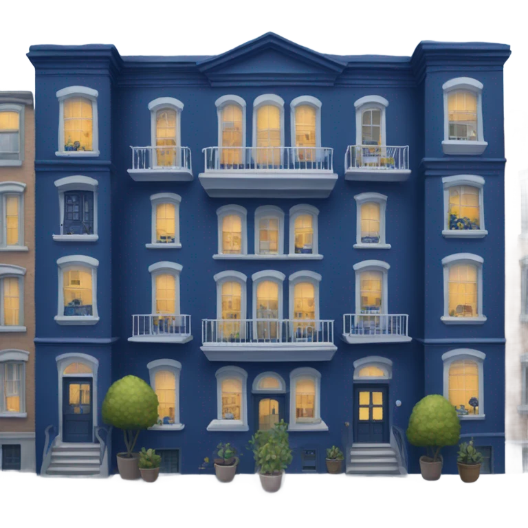 navi blue town emoji