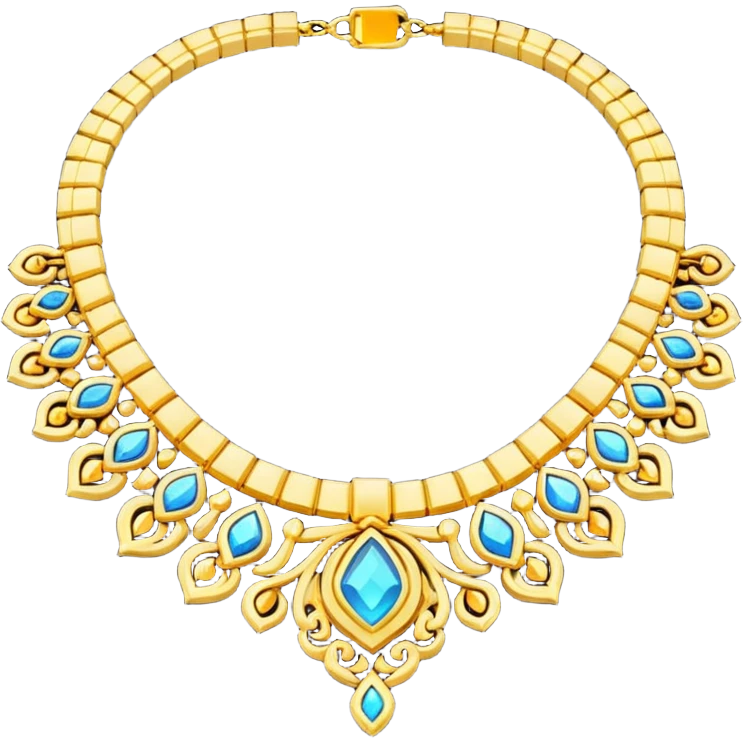 Necklace Emoji fantasy pixel art style emoji
