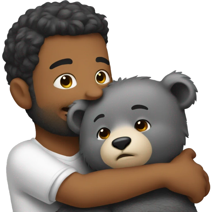 to bears hug each others emoji