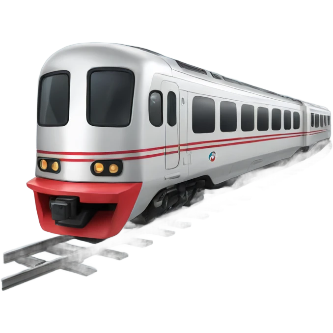 Mini Silverliner train  emoji