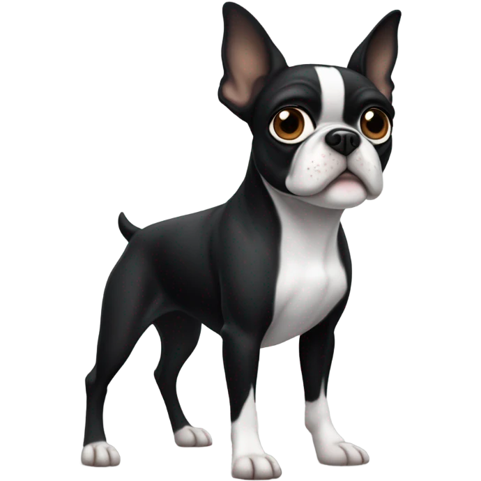 A boston Terrier  emoji