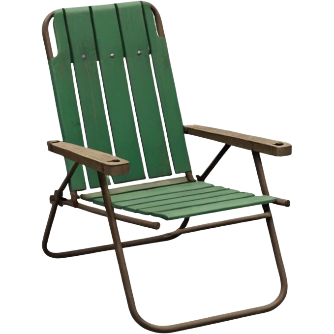 forest green lawn chair emoji