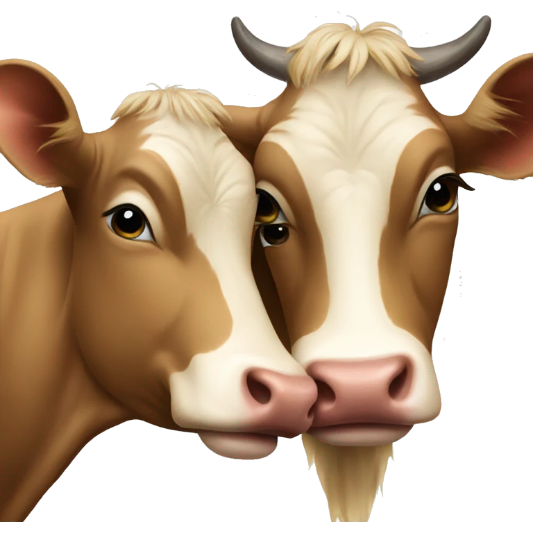 cow kiss emoji