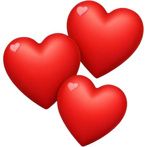 3 hearts emoji