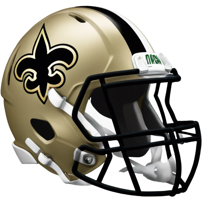 New Orleans Saints helmet emoji