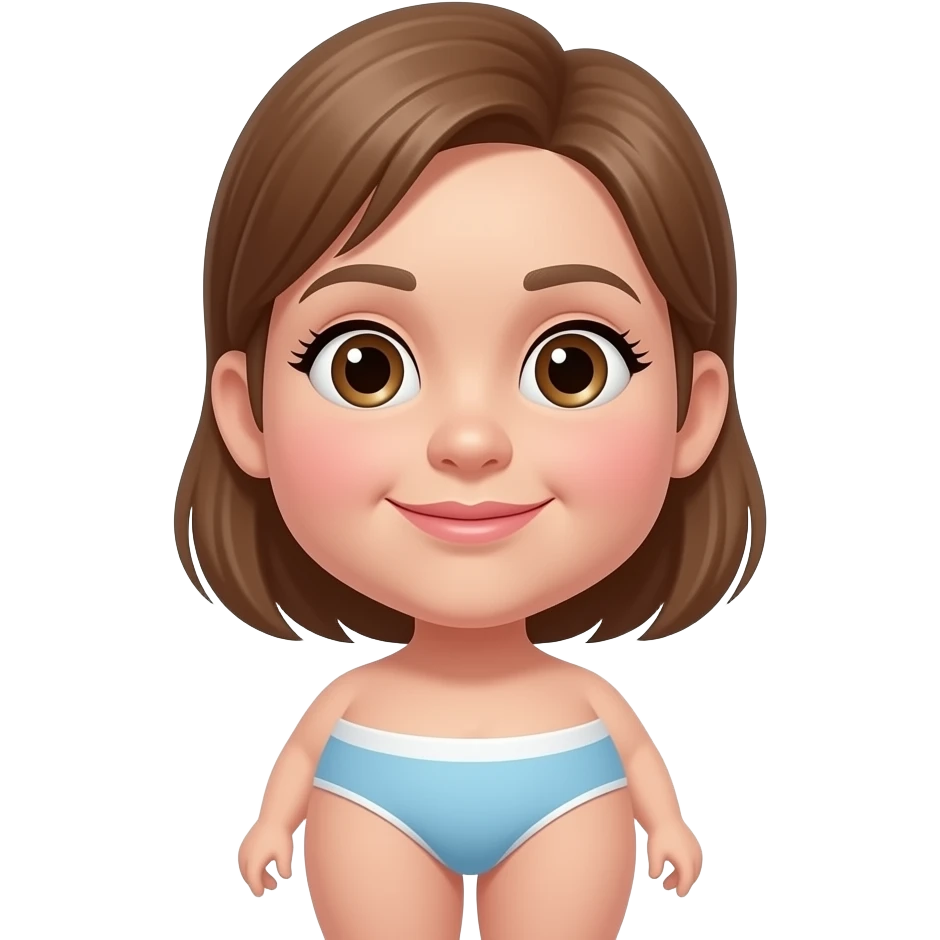 Fat woman in knickers emoji