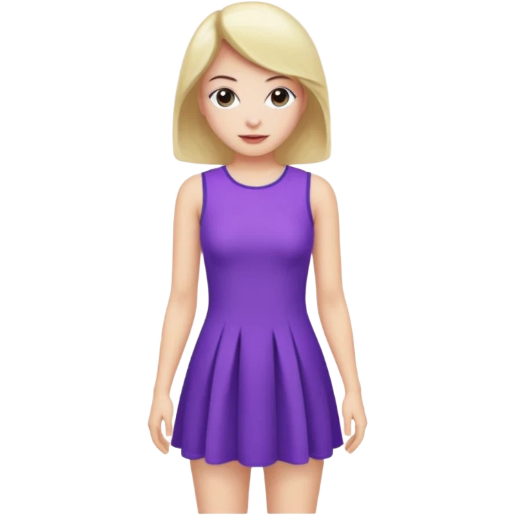 purple mini dress emoji