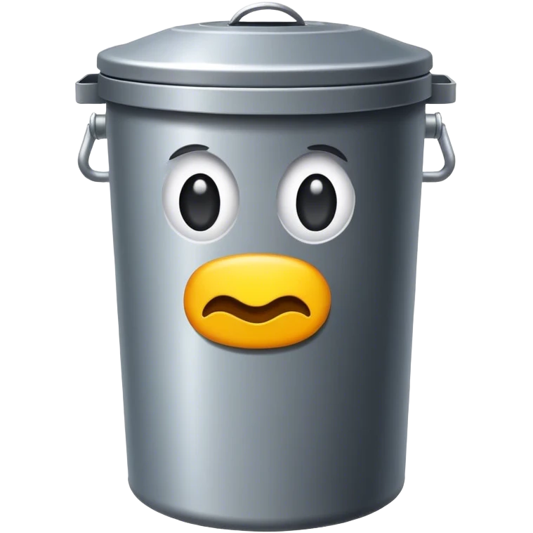 Garbage can emoji